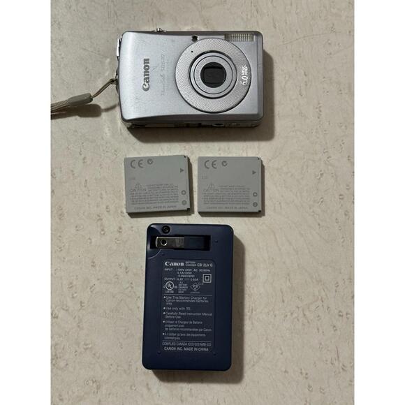 Canon PowerShot SD630 6.0MP Digital ELPH Camera TESTED w/ 2 Batteries & Charger - Picture 1 of 5